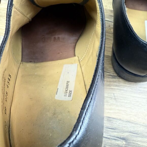 DM Ondas Cap-Toe Shoes Black Leather Oxford Lace-Up size 10 main image 6